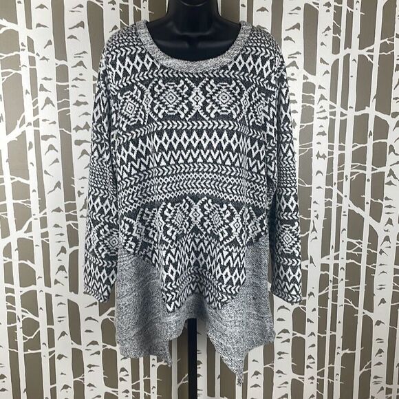 One World Charming Art Tunic Top XXL Snow - Picture 1 of 7